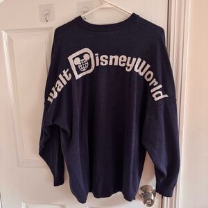 WALT DISNEY WORLD Wool Blend Knit Spirit Jersey Navy Large